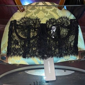 Dolce & Gabbana lace bustier top